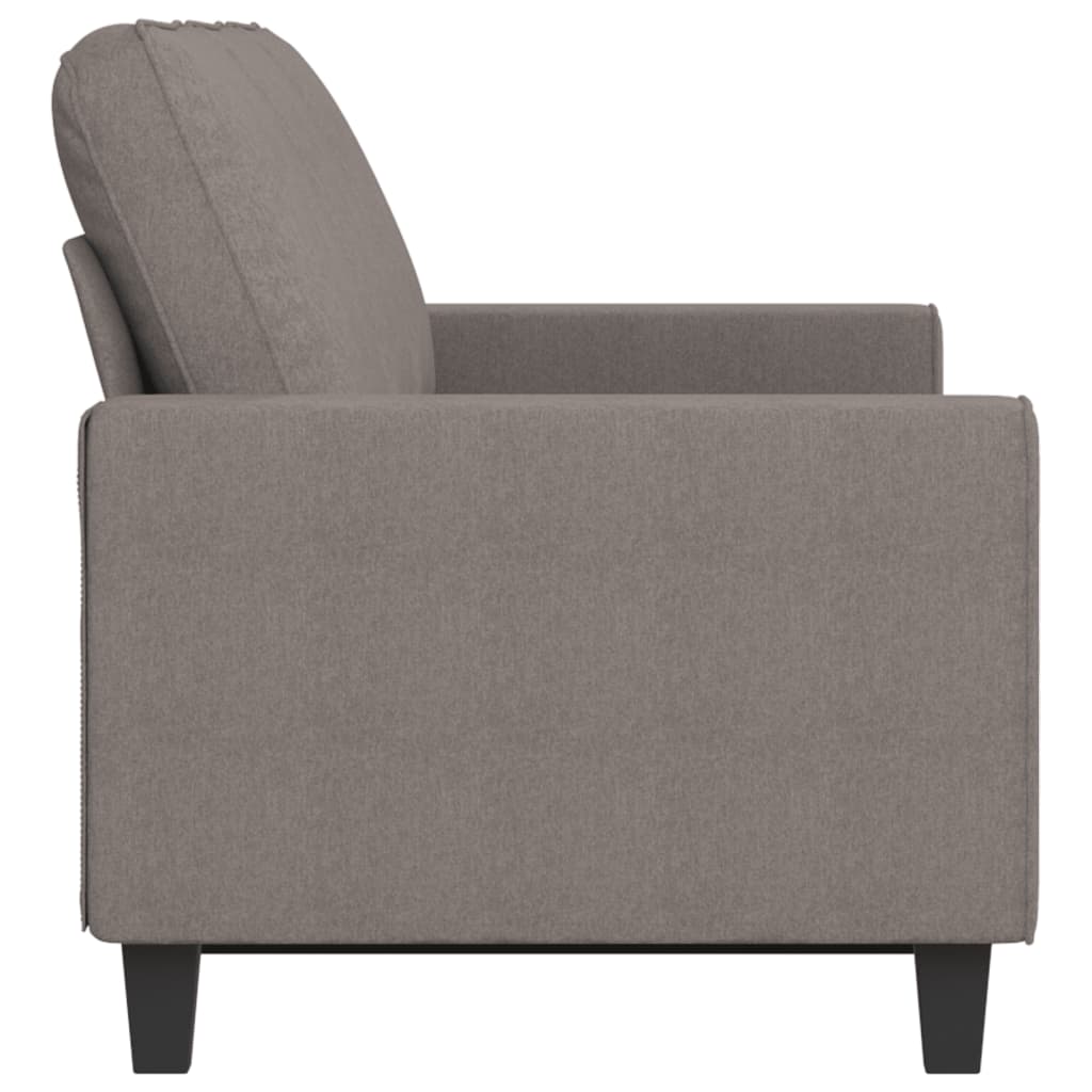 vidaXL Καναπές Τριθέσιος Taupe 180 εκ. Υφασμάτινος