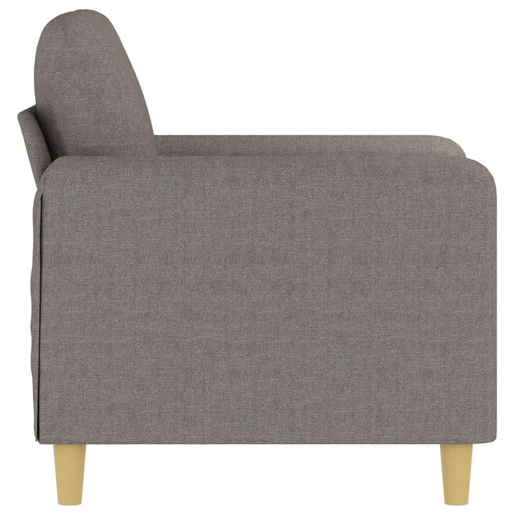 vidaXL Πολυθρόνα Taupe 60 εκ. Υφασμάτινη