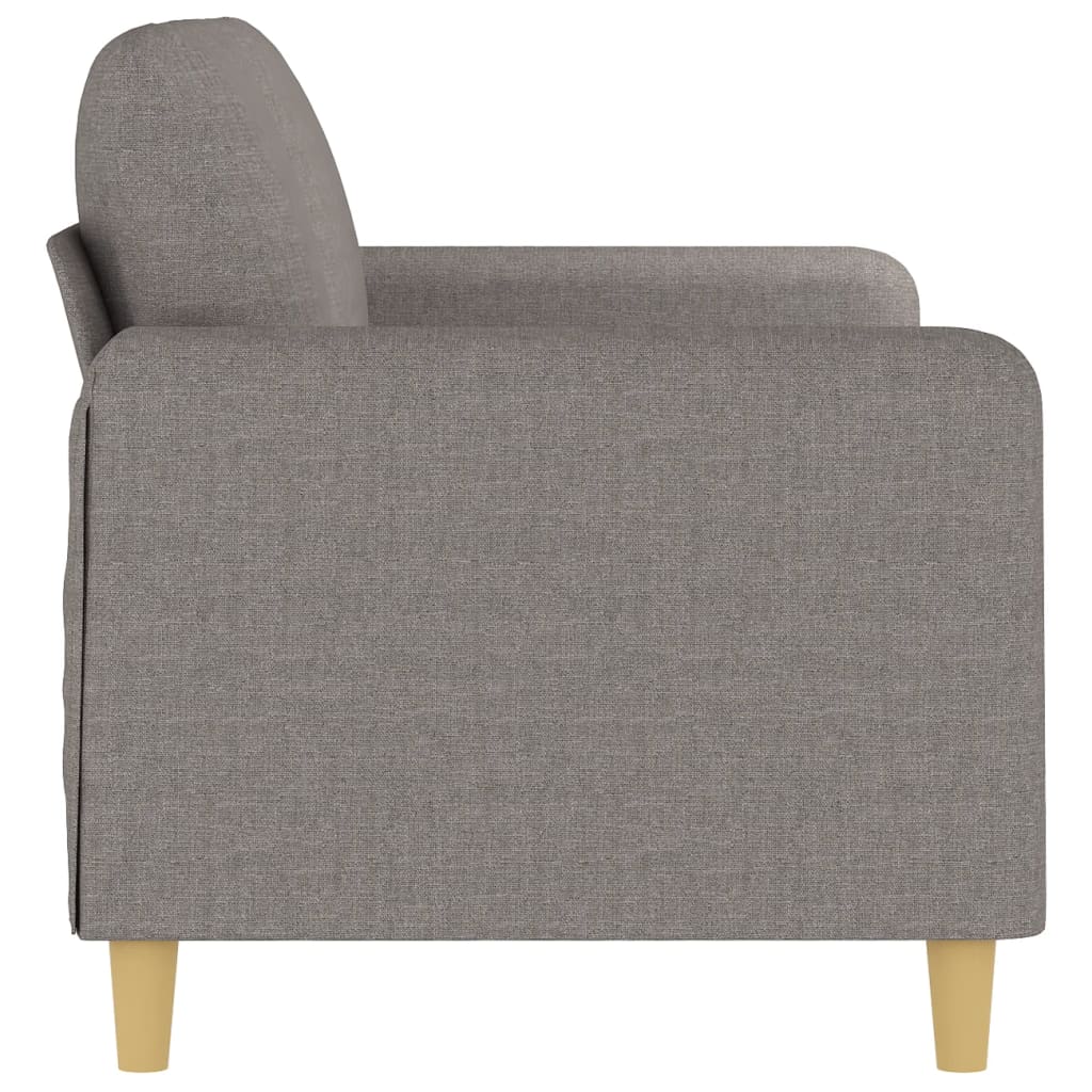 vidaXL Καναπές Διθέσιος Taupe 140 εκ. Υφασμάτινος