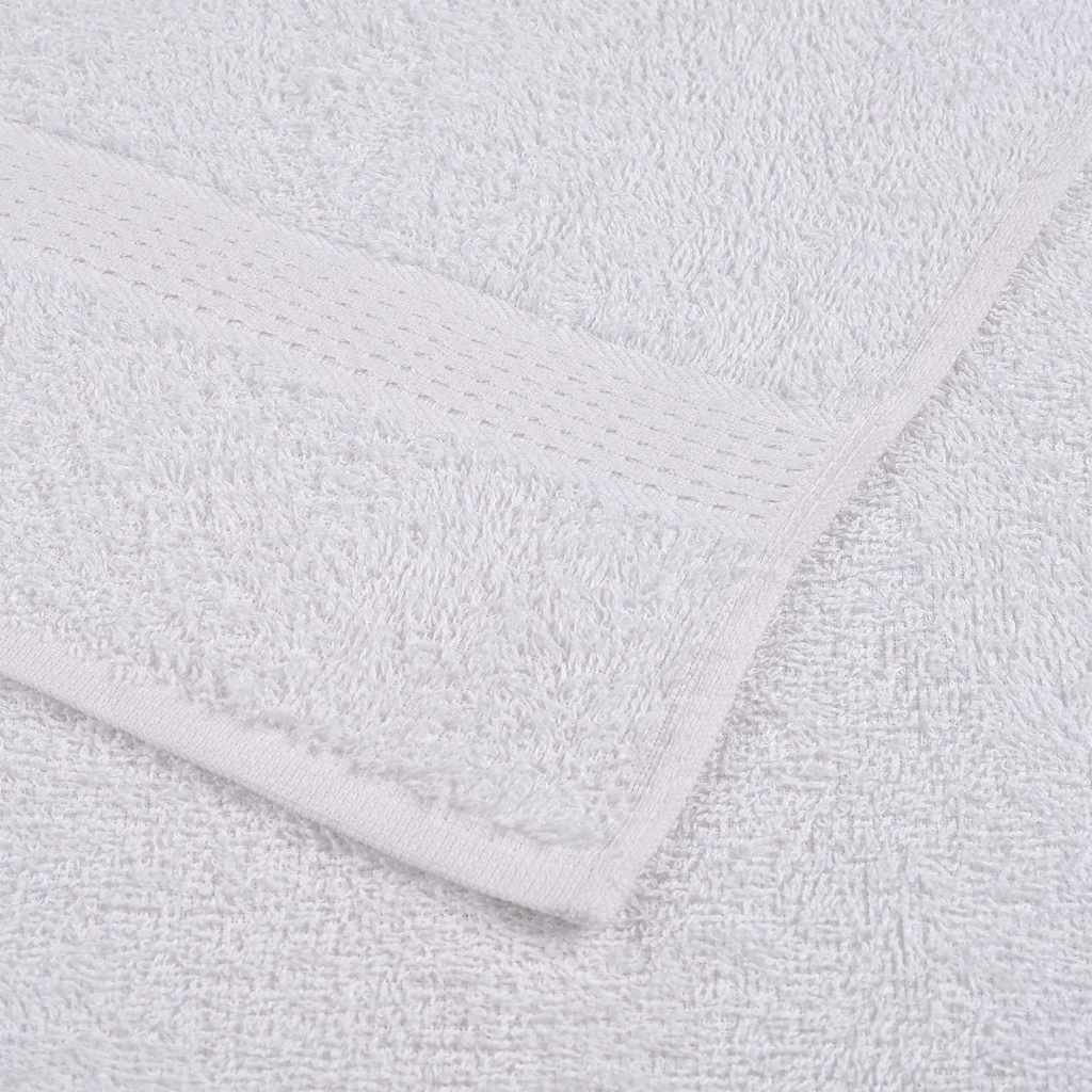 vidaXL Πετσέτες Πλυσίματος FROGN 4 τεμ. Λευκές 30x30 εκ. 360 γρ./τ.μ.