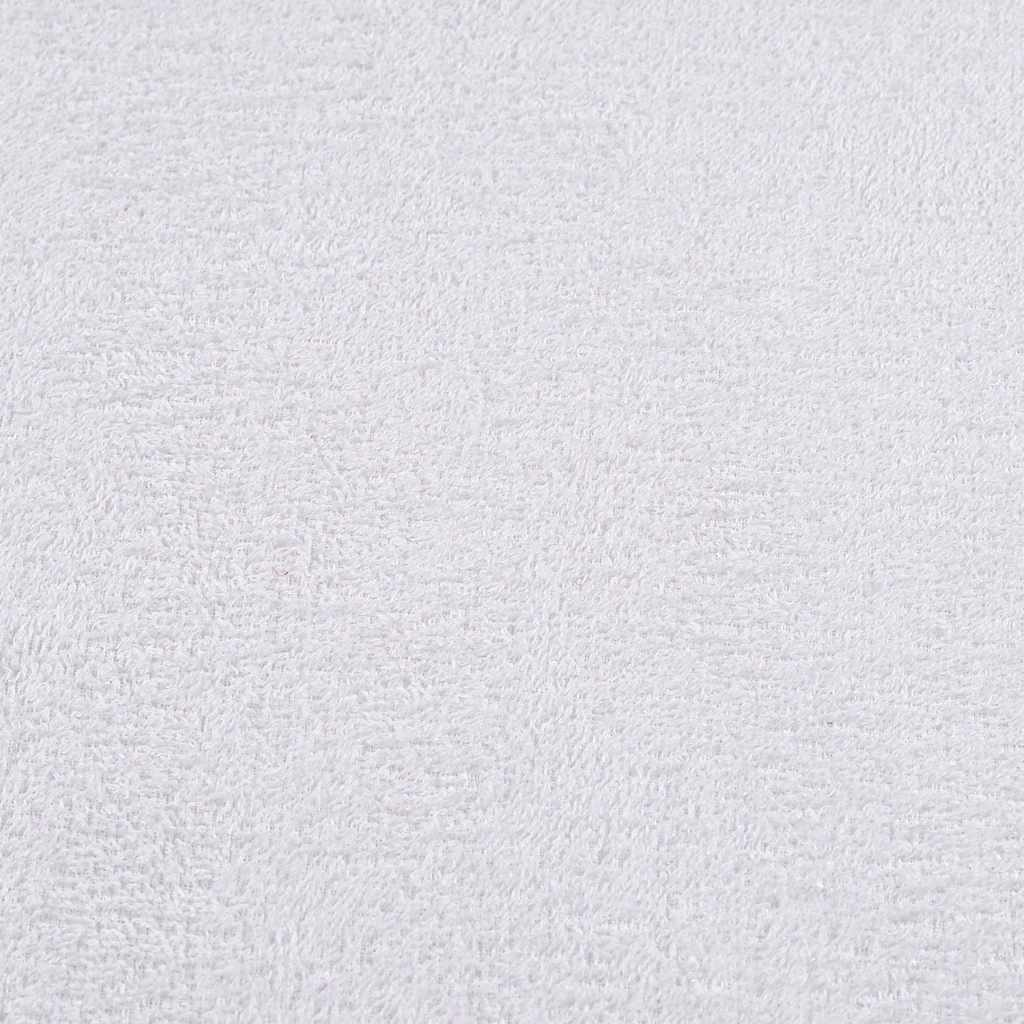 vidaXL Πετσέτες 4 τεμάχια Λευκό 100x200 εκ. 360 γρ/μ² 100% βαμβάκι