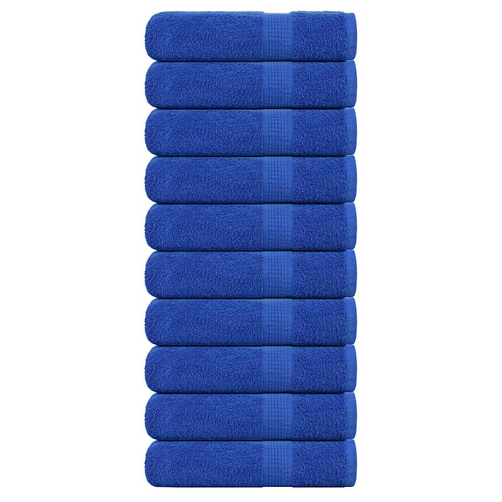 vidaXL Χειροπετσέτες FROGN 10 τεμ. Μπλε 50x100 εκ. 360 γρ./μ²