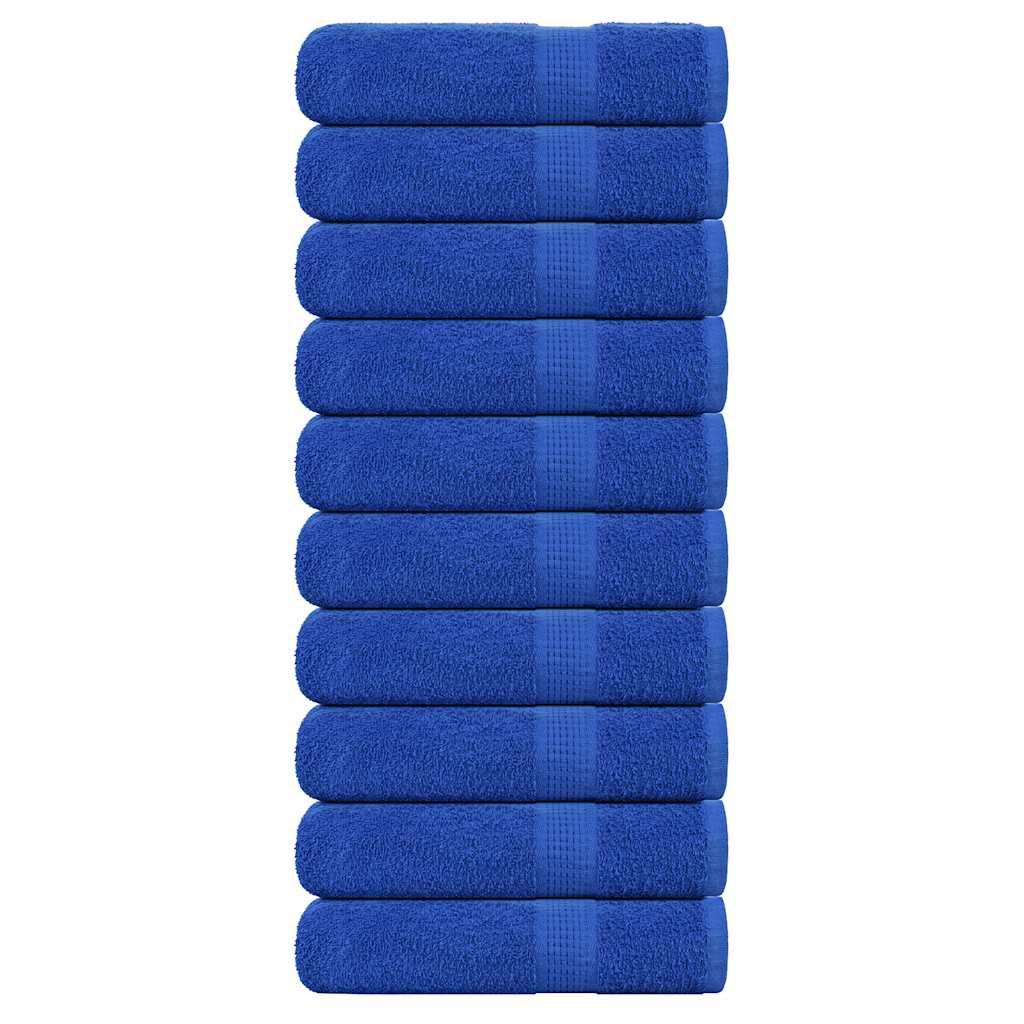 vidaXL Πετσέτες Μπάνιου FROGN 10 τεμ. Μπλε 70x140 εκ. 360 γρ./μ²