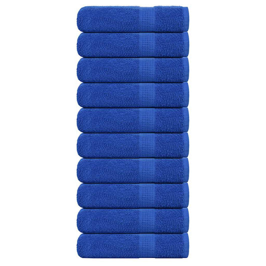 vidaXL Πετσέτες Μπάνιου FROGN 10 τεμ. Μπλε 100x150 εκ. 360 γρ./μ²