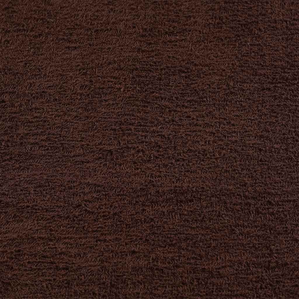 vidaXL Πετσέτες Πλυσίματος FROGN 2 τεμ. Καφέ 30x30 εκ. 360 γρ./τ.μ.