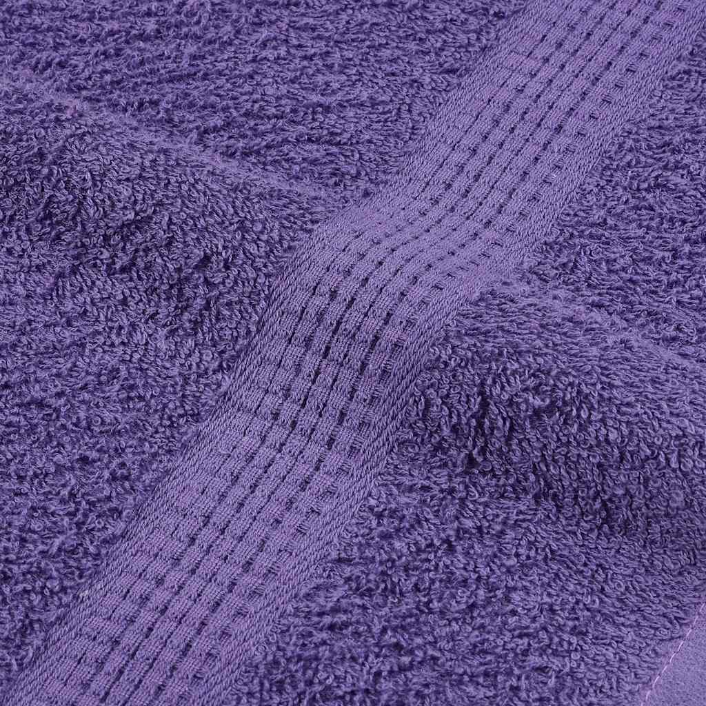 vidaXL Πετσέτες Σάουνας 10 Τεμ. Μοβ 80x200 εκ. 360 γρ/μ² 100% Βαμβ.