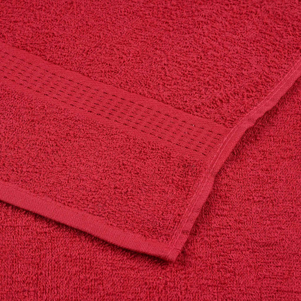 vidaXL Χειροπετσέτες FROGN 2 τεμ. Κόκκινες 50x100 εκ. 360 γρ./τ.μ.