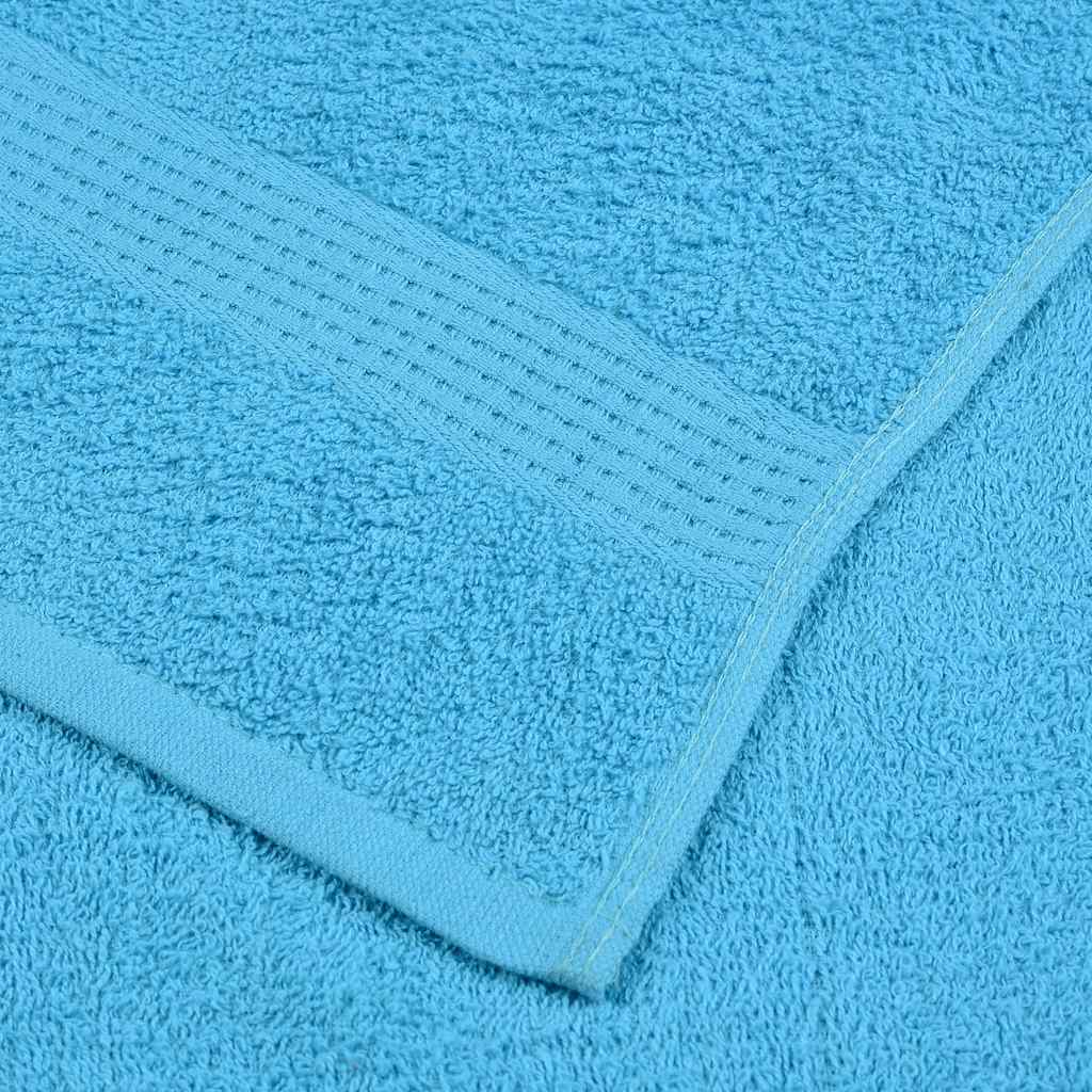 vidaXL Πετσέτες Ξενώνα FROGN 2 τεμ. Τυρκουάζ 30x50 εκ. 360 γρ./τ.μ.