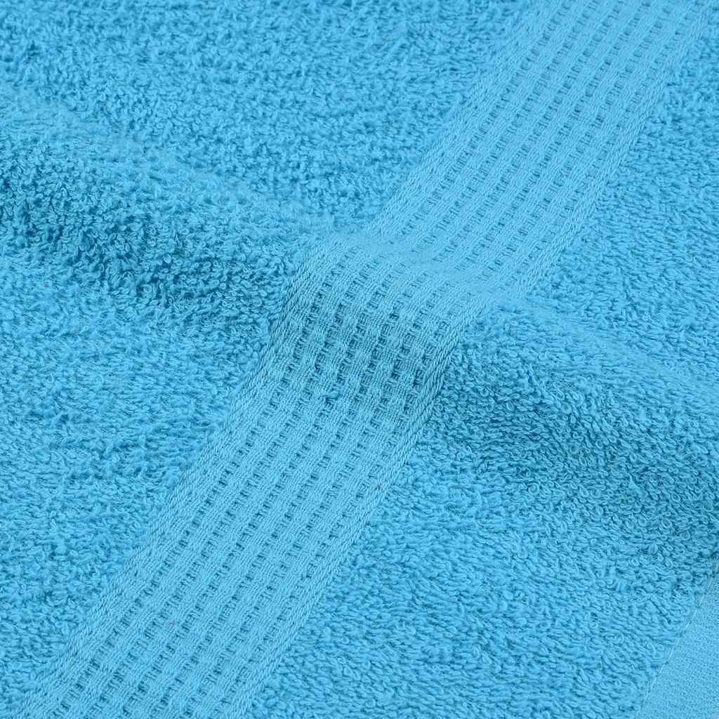 vidaXL Πετσέτες Ξενώνα FROGN 4 τεμ. Τυρκουάζ 30x50 εκ. 360 γρ./τ.μ.