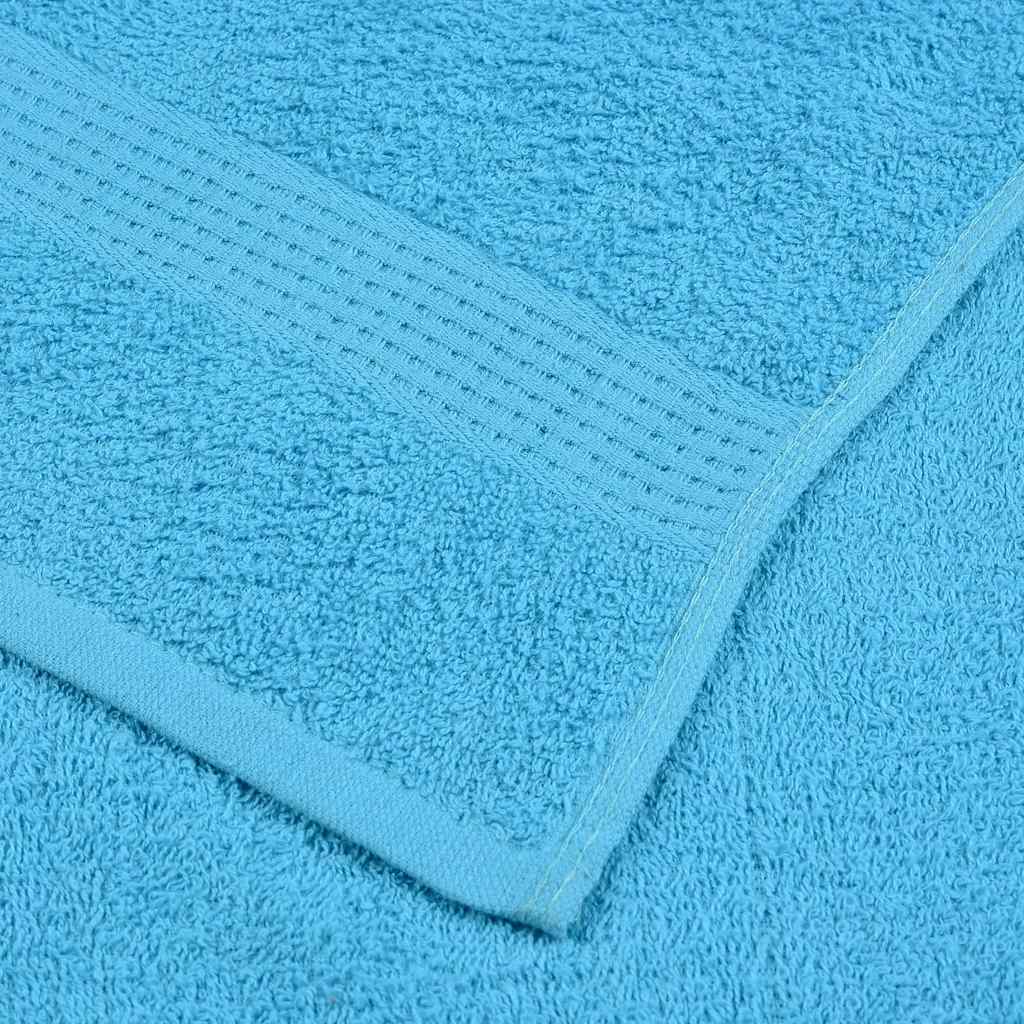 vidaXL Πετσέτες Ξενώνα FROGN 10 τεμ. Τυρκουάζ 30x50 εκ. 360 γρ./τ.μ.