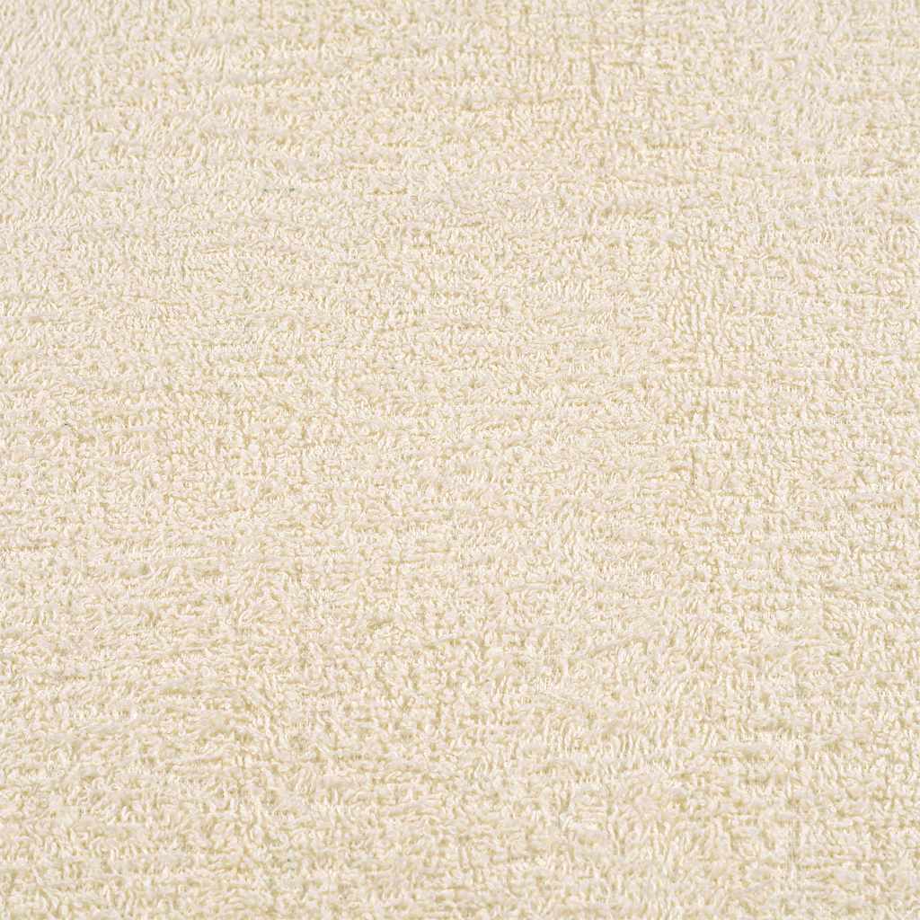 vidaXL Πετσέτες μπάνιου 4 Τεμ Κρεμ 100x150 εκ. 360 γρ/μ² 100% Βαμβ.