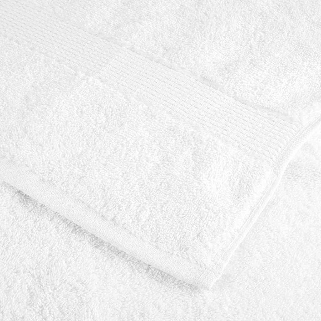 vidaXL Πετσέτα Επισκεπτών SOLUND 10 pcs Λευκό 15 x 21 cm 550 gsm