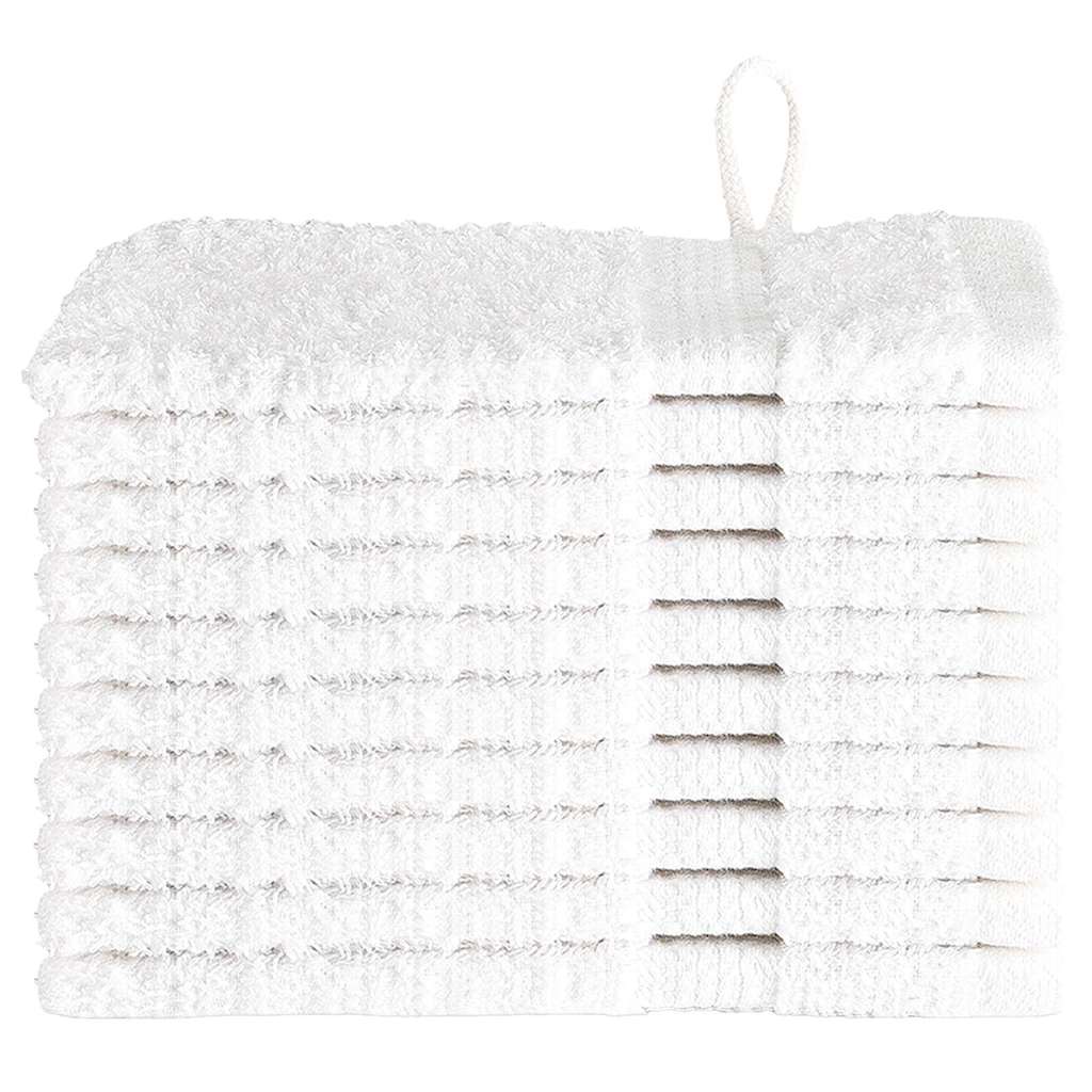 vidaXL Πετσέτα Επισκεπτών SOLUND 10 pcs Λευκό 15 x 21 cm 550 gsm