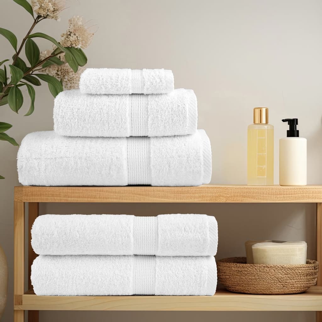 vidaXL Πανάκια καθαρισμού Premium SOLUND 50 τεμ. Λευκά 15x21 εκ. 600 γρ./τ.μ.