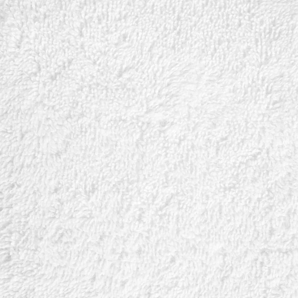 vidaXL Πετσέτες Premium SOLUND 10 Τεμ. Λευκές 100x200εκ. 600γρ/μ²