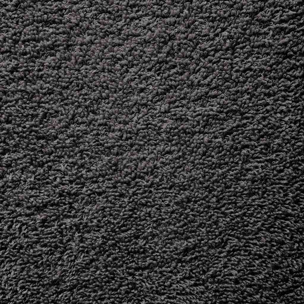 vidaXL Πετσέτα Επισκεπτών SOLUND 10 τμχ. Ανθρακί 15 x 21 cm 550 gsm