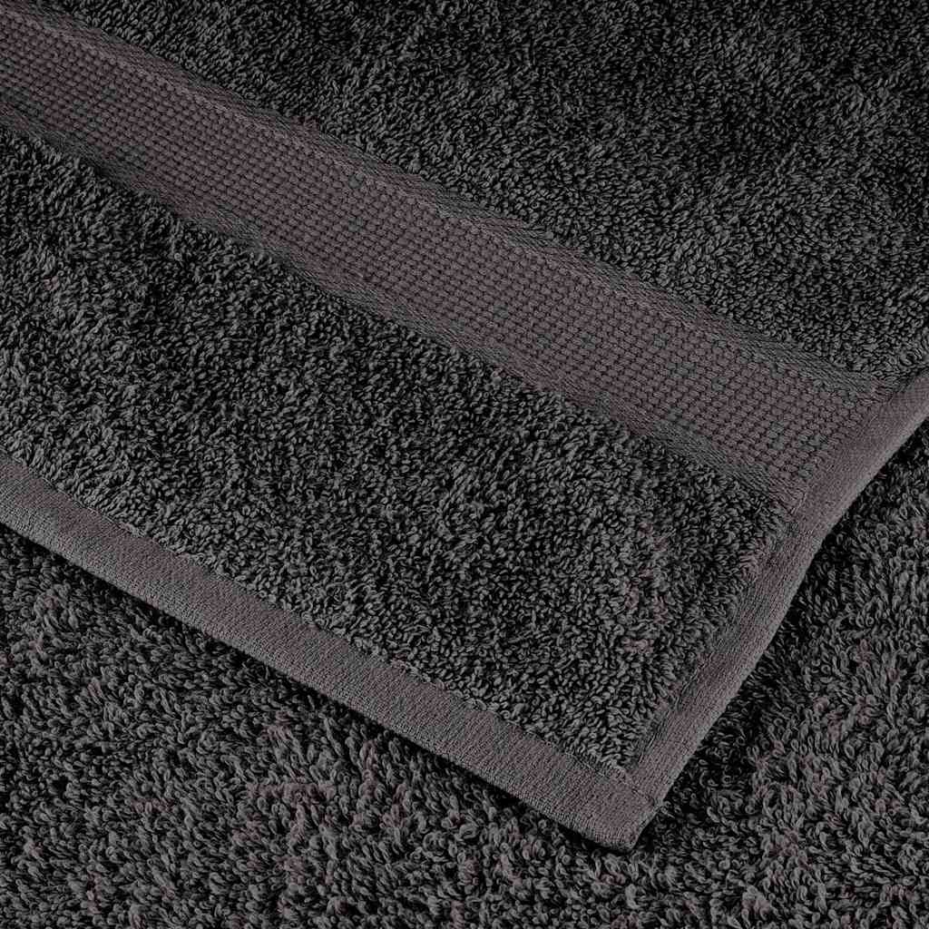 vidaXL Πετσέτα Επισκεπτών SOLUND 10 τμχ. Ανθρακί 15 x 21 cm 550 gsm