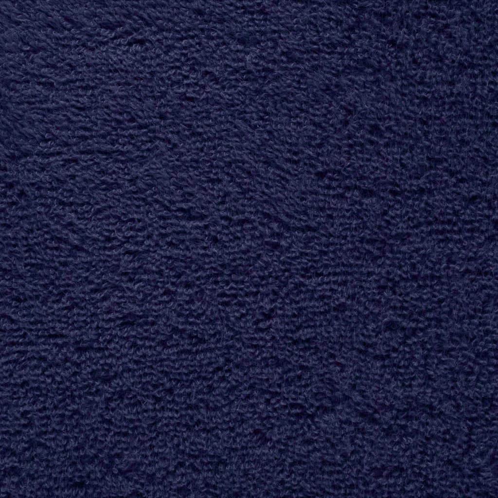 vidaXL Πετσέτες Premium SOLUND 10 Τεμ. Μπλε 100x200εκ. 600γρ/μ²