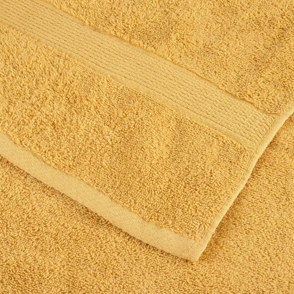 vidaXL Παντόφλες Premium SOLUND 4 τεμ. Χρυσές 30x30 εκ. 600 γρ./τ.μ.
