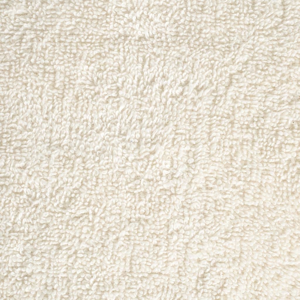vidaXL Πετσέτες Ξενώνα Premium SOLUND 4 τεμ. Κρεμ 30x50 εκ. 600 γρ./τ.μ.