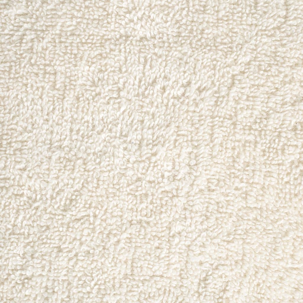 vidaXL Χειροπετσέτες Premium SOLUND 2 τεμ. Κρεμ 50x100 εκ. 600 γρ./τ.μ.