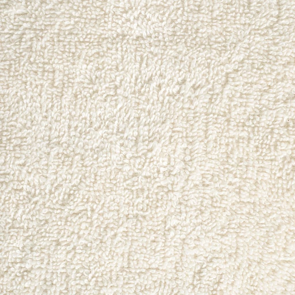 vidaXL Χειροπετσέτες Premium SOLUND 4 τεμ. Κρεμ 50x100 εκ. 600 γρ./τ.μ.