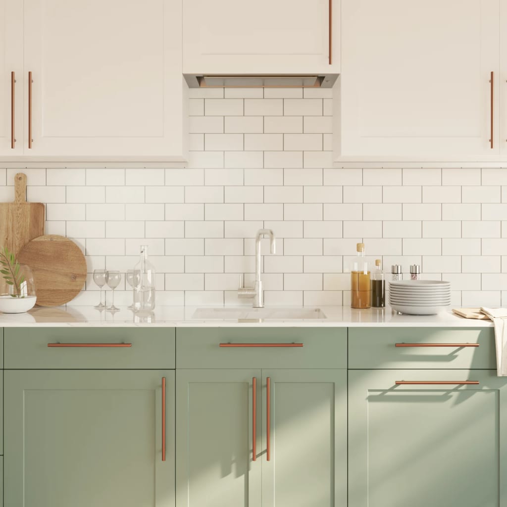 vidaXL Λαβές Ντουλαπιών 20 τεμ. Μπρονζέ 224 χιλ. από Ανοξείδωτο Ατσάλι