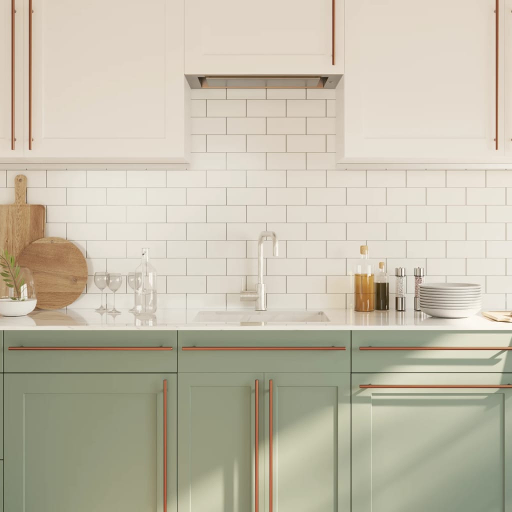 vidaXL Λαβές Ντουλαπιών 10 τεμ. Μπρονζέ 480 χιλ. από Ανοξείδωτο Ατσάλι