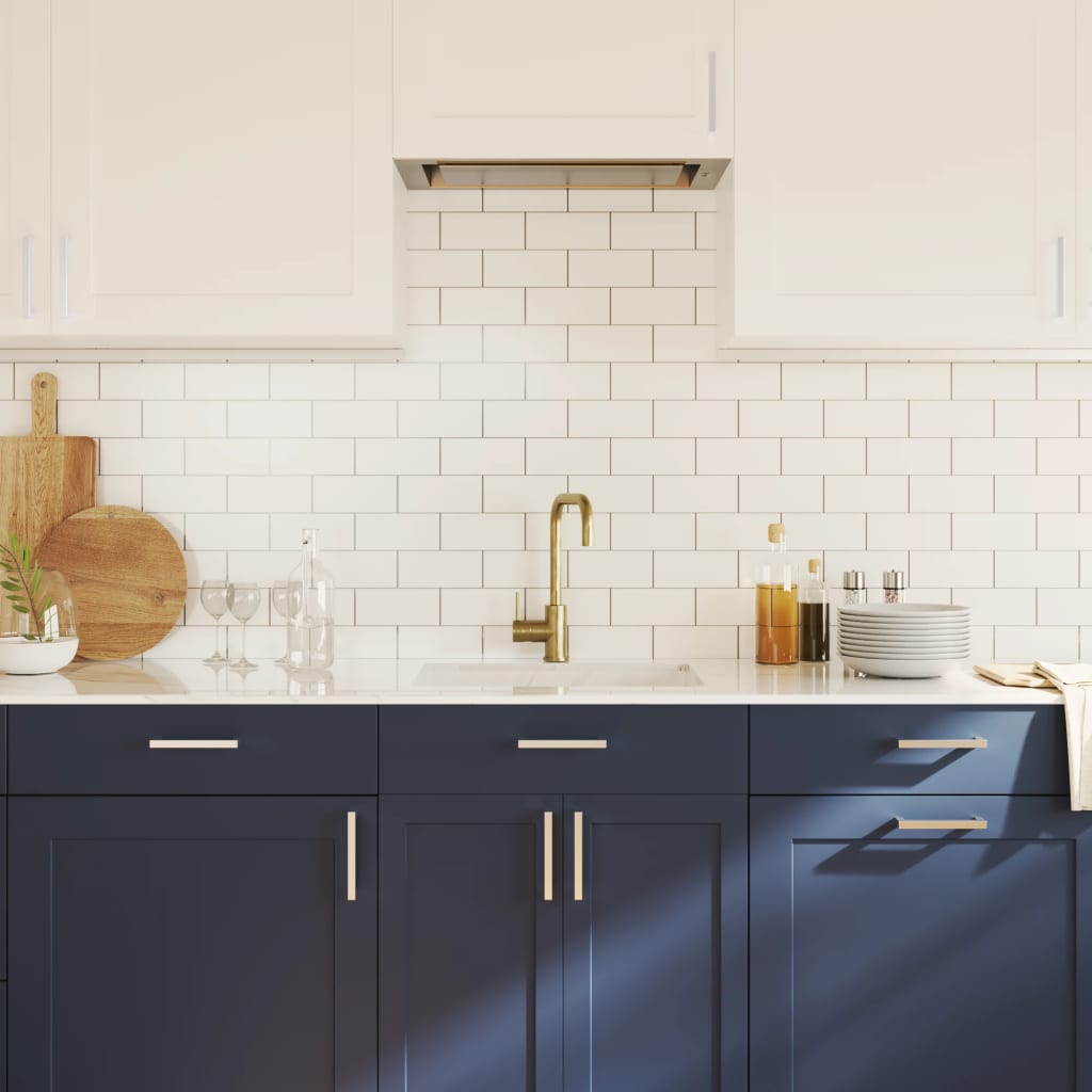 vidaXL Λαβές Ντουλαπιών 20 τεμ. Ασημί 160 χιλ. από Ανοξείδωτο Ατσάλι