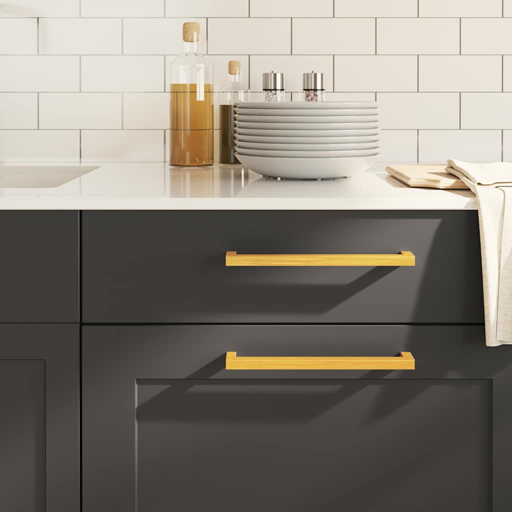 vidaXL Λαβές Ντουλαπιών 20 τεμ. Χρυσές 224 χιλ. από Ανοξείδωτο Ατσάλι