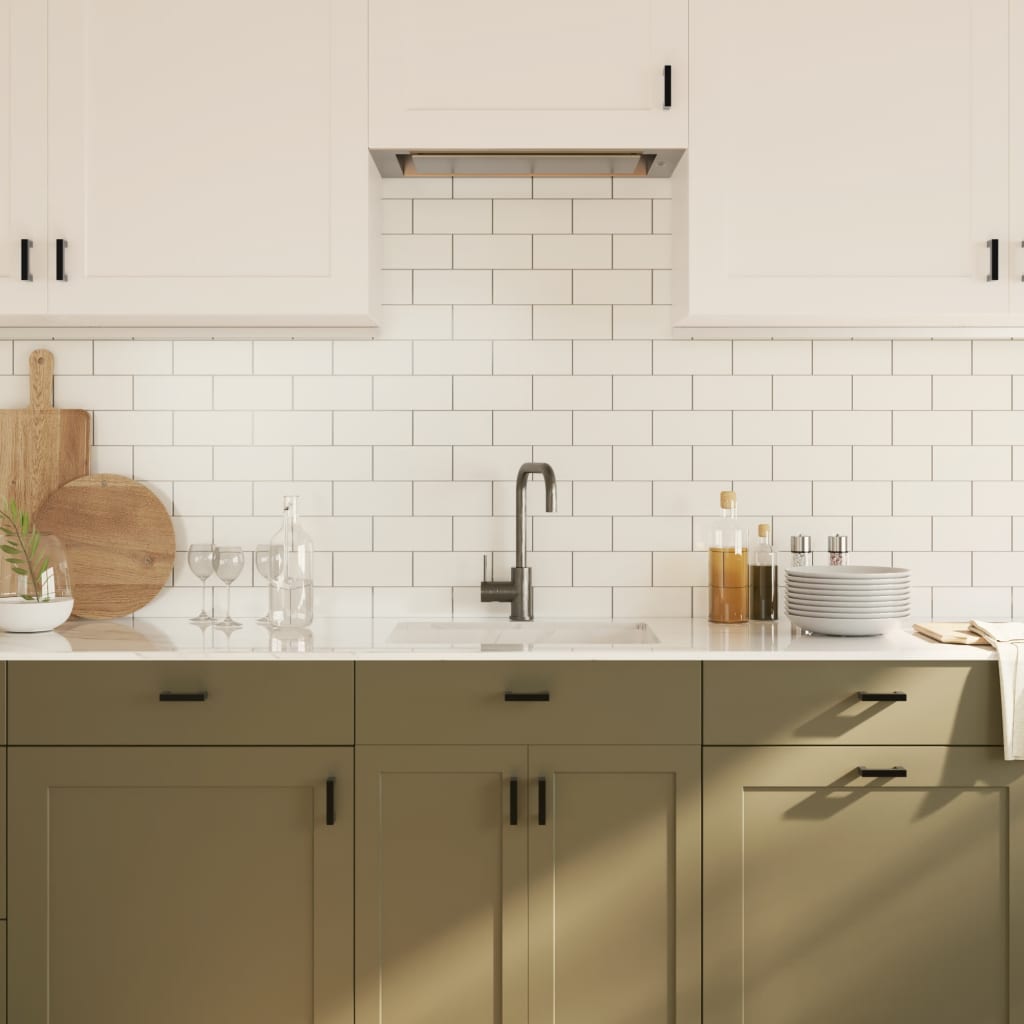 vidaXL Λαβές Ντουλαπιών 20 τεμ. Μαύρες 64 χιλ. από Ανοξείδωτο Ατσάλι