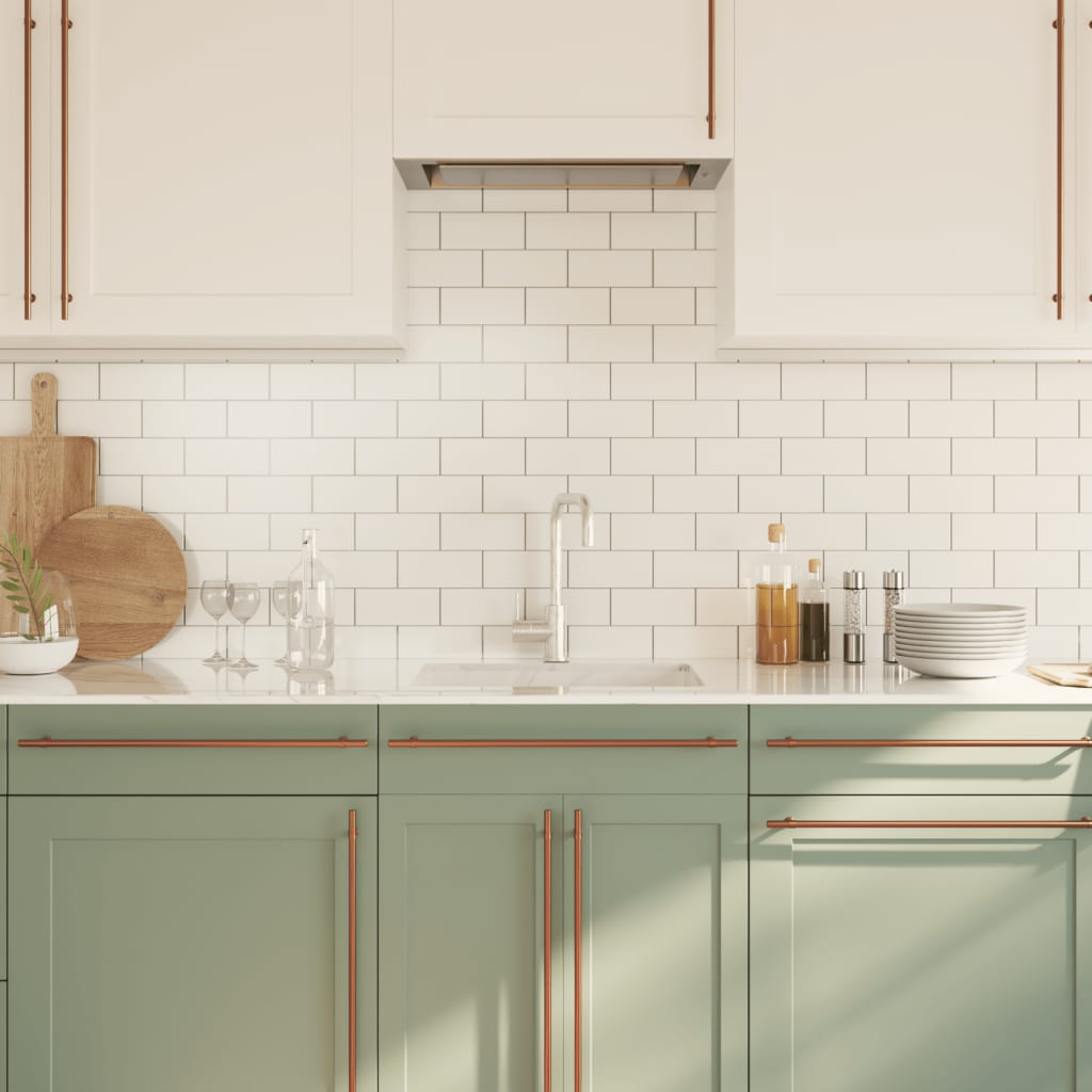 vidaXL Λαβές Ντουλαπιών 10 τεμ. Μπρονζέ 480 χιλ. από Ανοξείδωτο Ατσάλι