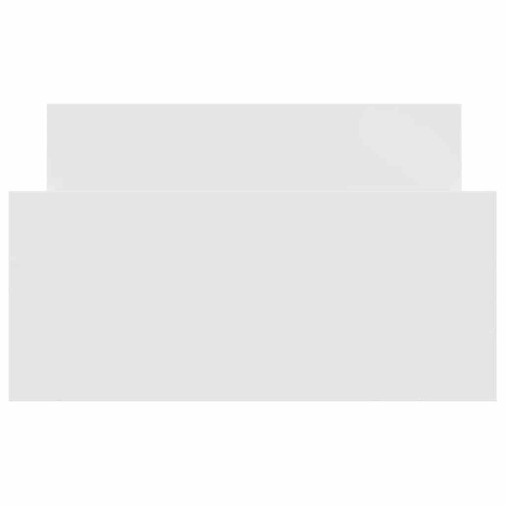 vidaXL Πλαίσιο Κρεβατιού Λευκό 90 x 200 εκ. Επεξεργασμένο Ξύλο