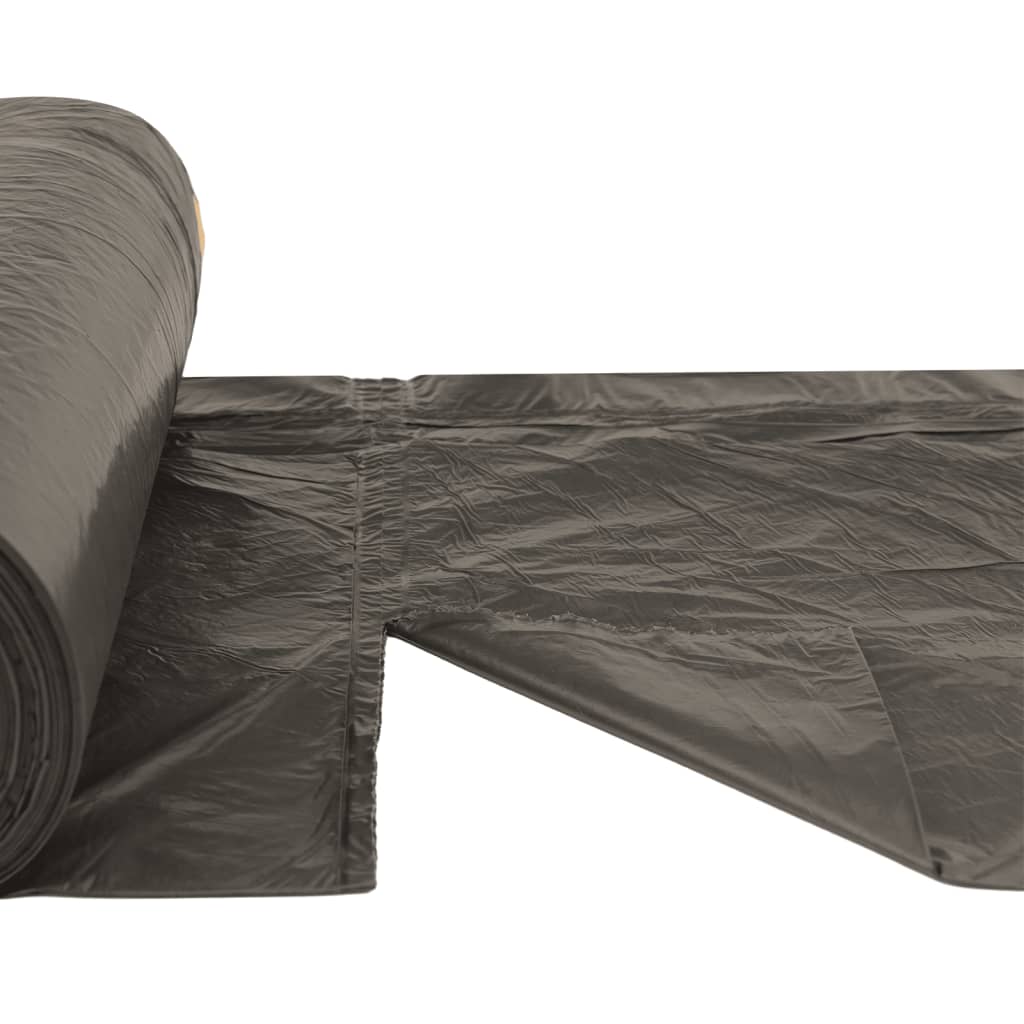 vidaXL Σακούλες Απορριμμάτων με Κορδόνια 150 τεμ. Μαύρες 240 Λ.