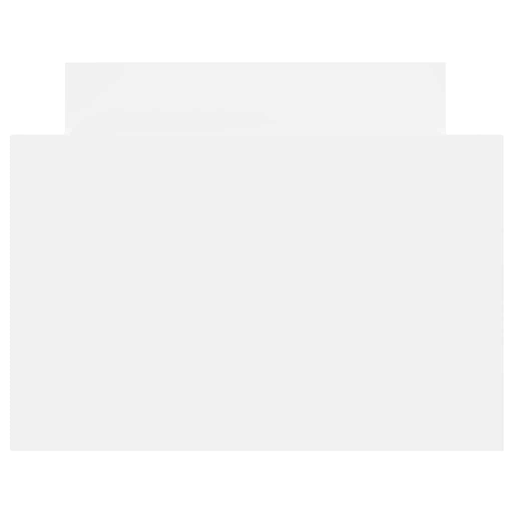 vidaXL Πλαίσιο Κρεβατιού με Κεφαλάρι και Ποδαρικό Λευκό 90 x 190 εκ.