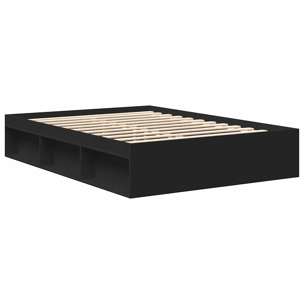 vidaXL Πλαίσιο Κρεβατιού Μαύρο 120 x 200 εκ.