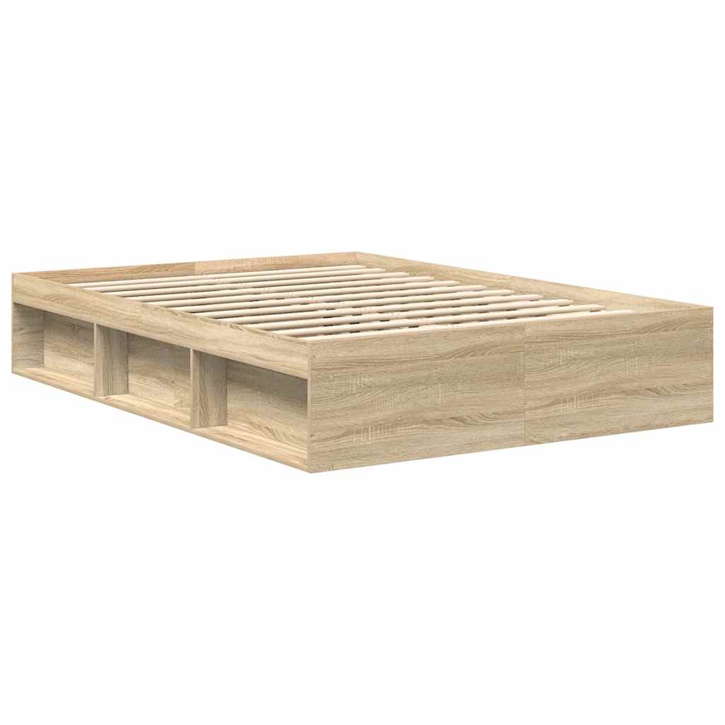 vidaXL Πλαίσιο Κρεβατιού Sonoma Δρυς 160 x 200 εκ.