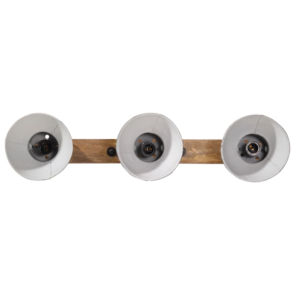 vidaXL Φωτιστικό Τοίχου 25 W Αντικέ Μπλε 65 x 25 εκ. Ε27