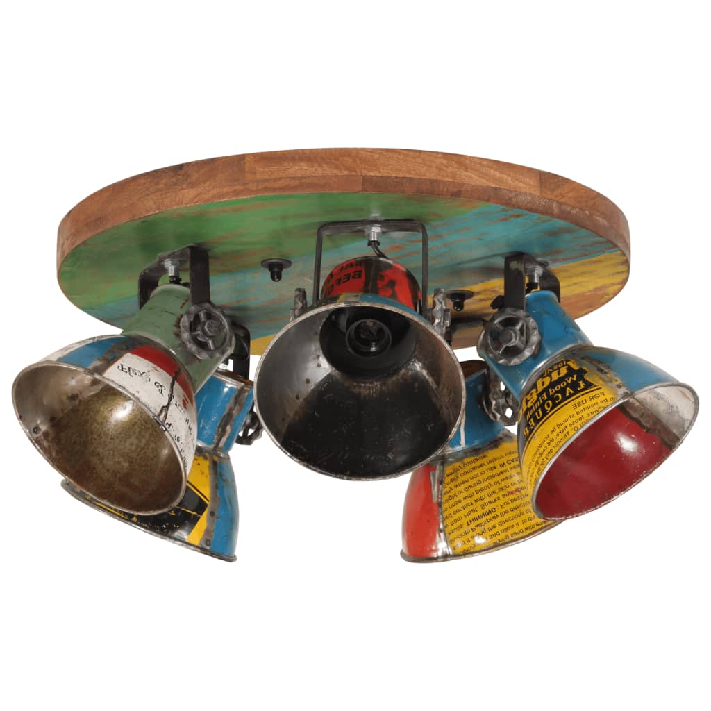 vidaXL Φωτιστικό Οροφής 25 W Πολύχρωμο 50x50x25 εκ. Ε27