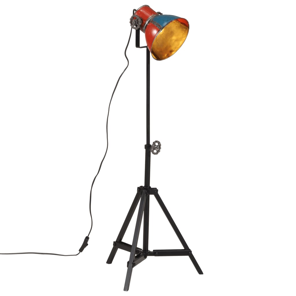 vidaXL Φωτιστικό Δαπέδου 25 W Πολύχρωμο 35x35x65/95 εκ. Ε27