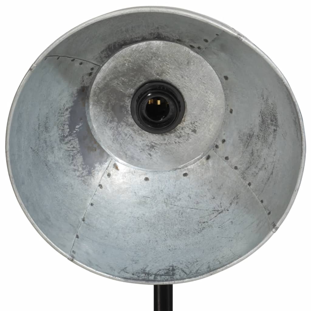 vidaXL Φωτιστικό Δαπέδου 25 W Vintage Ασημί 75x75x90-150 εκ. Ε27