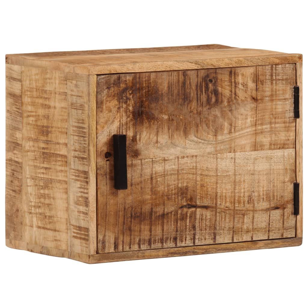 vidaXL Κομοδίνο Επιτοίχιο με Αποθ. Χώρο 40x30x25 εκ. Μασίφ Ξύλο Μάνγκο