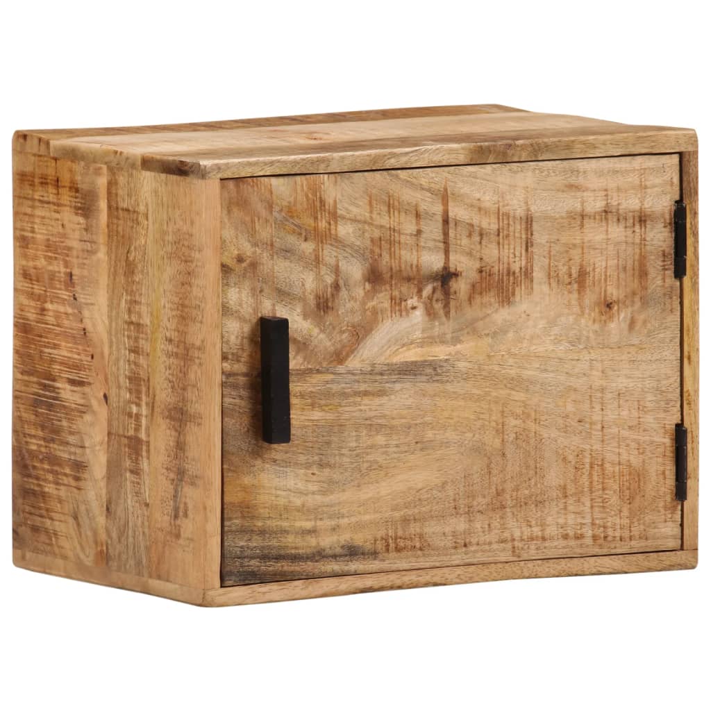 vidaXL Κομοδίνο Επιτοίχιο με Αποθ. Χώρο 40x30x25 εκ. Μασίφ Ξύλο Μάνγκο