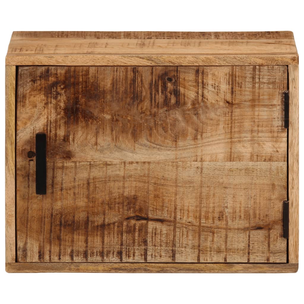 vidaXL Κομοδίνο Επιτοίχιο με Αποθ. Χώρο 40x30x25 εκ. Μασίφ Ξύλο Μάνγκο