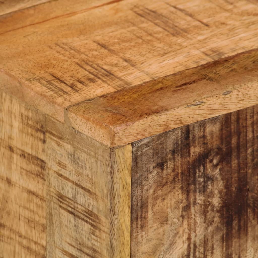 vidaXL Κομοδίνο Επιτοίχιο με Αποθ. Χώρο 40x30x25 εκ. Μασίφ Ξύλο Μάνγκο