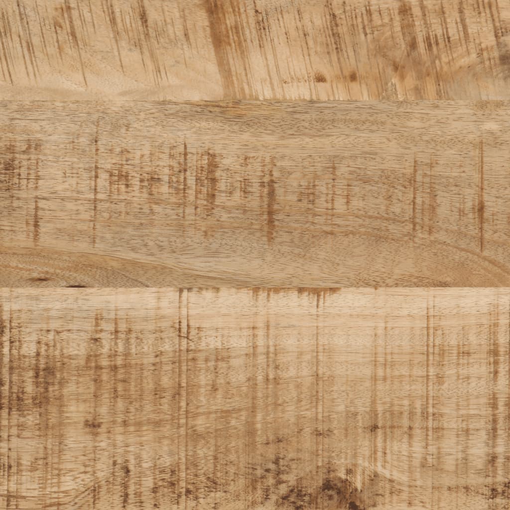 vidaXL Τραπέζι Κονσόλα 90x30x75 εκ. Μασίφ Ακατ. Ξύλο Μάνγκο/Σίδηρο