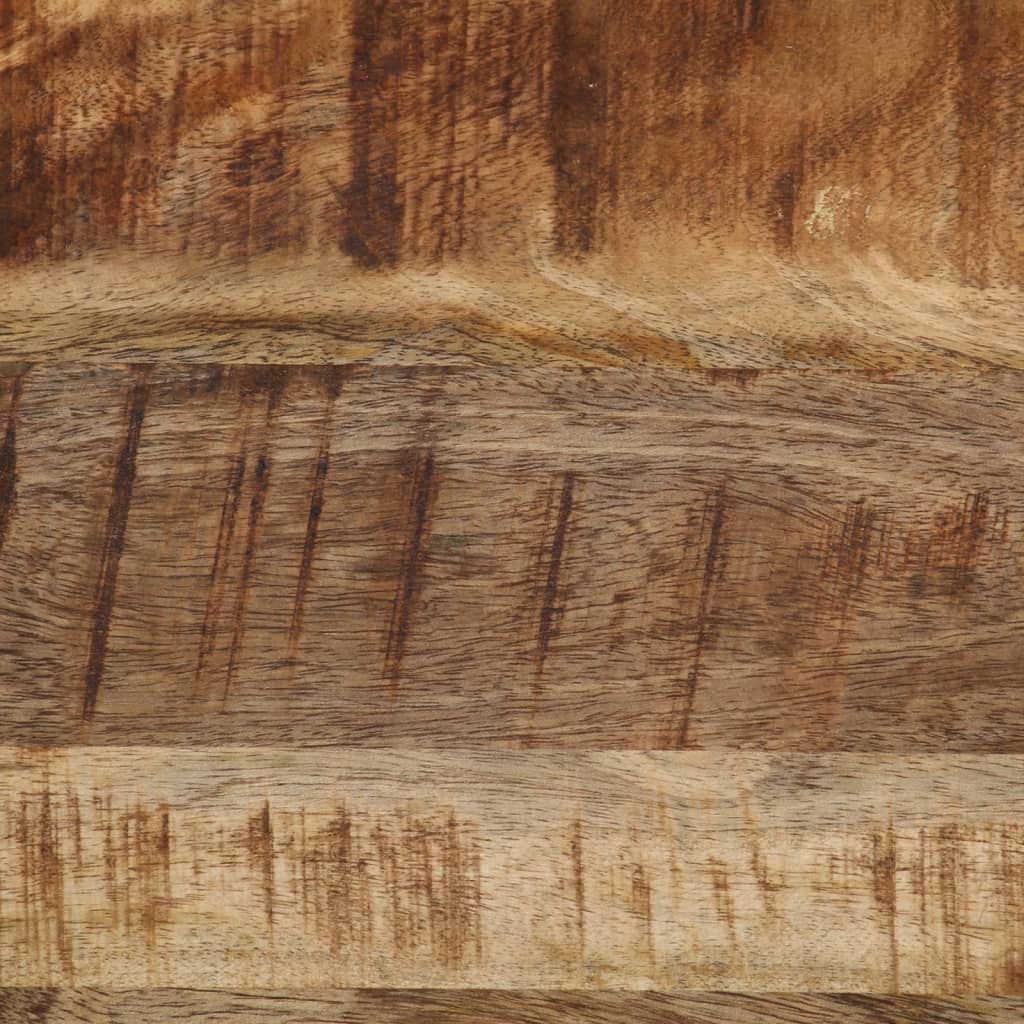 vidaXL Τραπεζάκια Ζιγκόν 3 τεμ. από Μασίφ Ξύλο Μάνγκο και Σίδερο