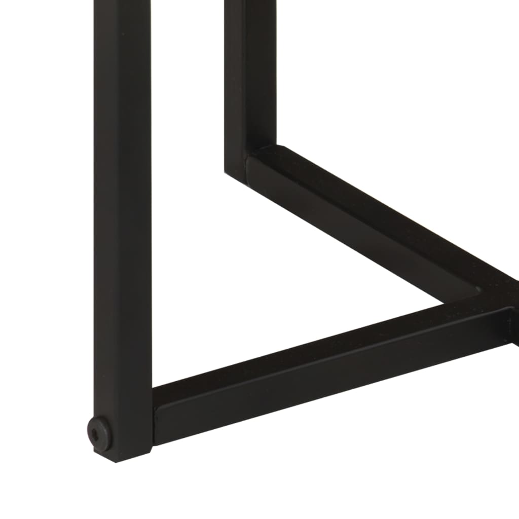 vidaXL Τραπεζάκι Σαλονιού 45x45x35 εκ. από Μασίφ Ξύλο Ακακίας & Σίδηρο