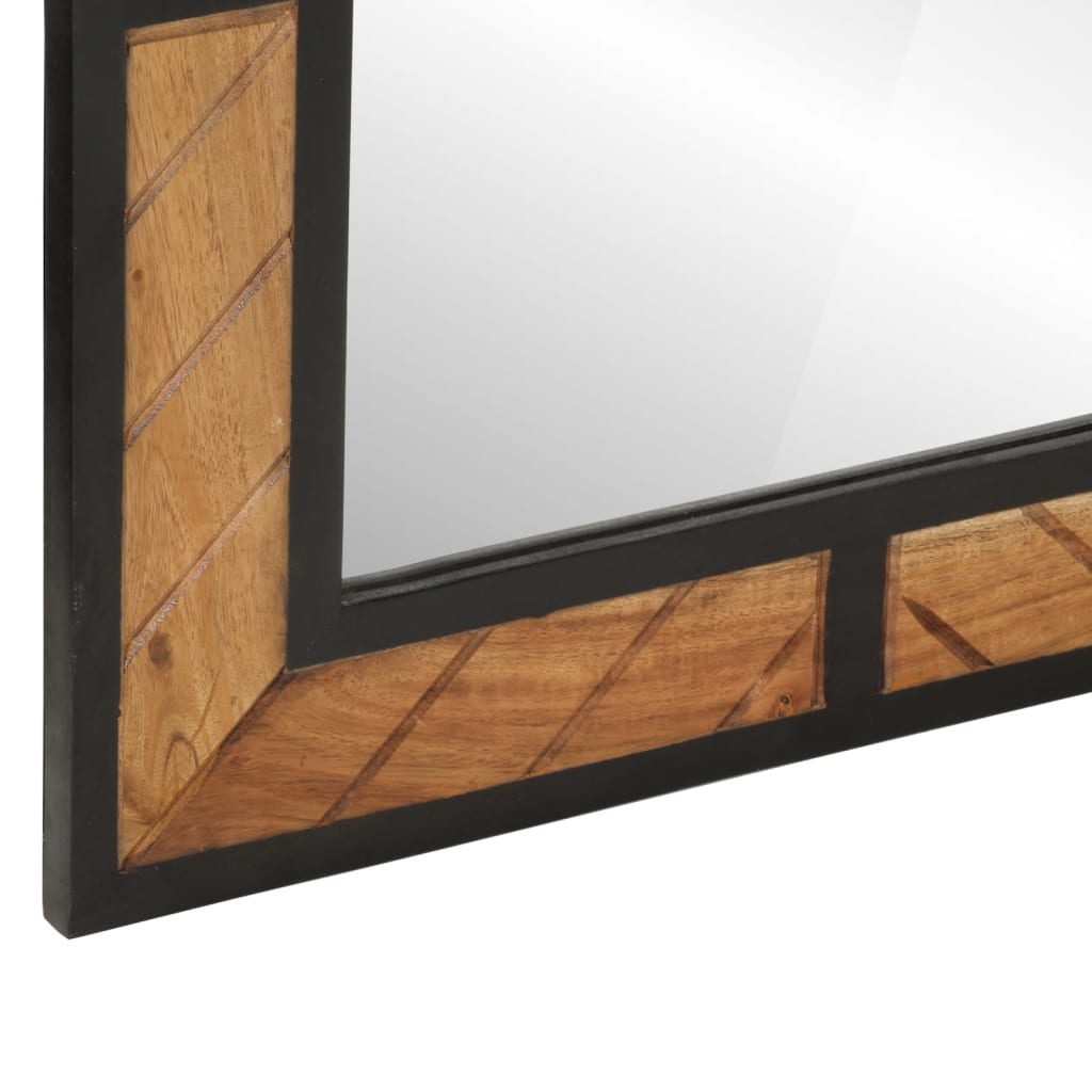 vidaXL Καθρέφτης Μπάνιου 60 x 1 x 55 εκ. από Μασίφ Ξύλο Ακακίας