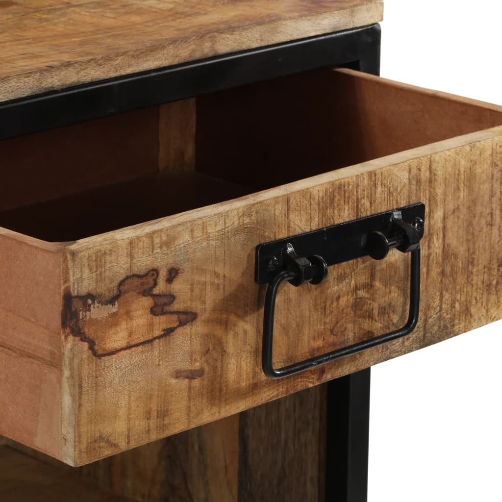 vidaXL Κομοδίνο 40x35x40 εκ. από Μασίφ Ξύλο Μάνγκο